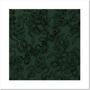 Snake pattern Posters and Art